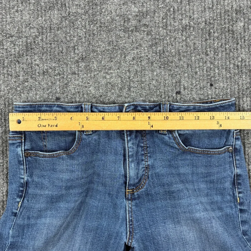 Talbots Simply Flattering 5 Pocket Jeans Womens 6 Bootcut Stretch Blue Denim - Picture 5 of 10